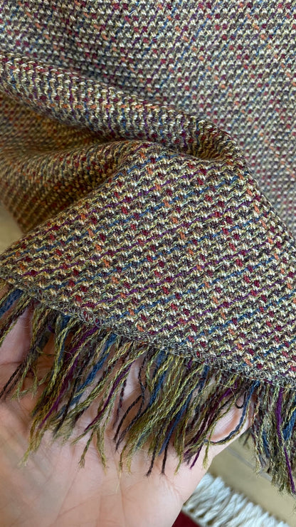 Gonna vintage in lana mélange 100% wool