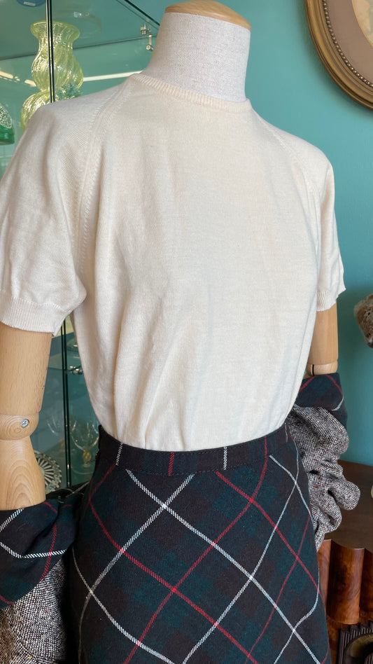 Maglioncino panna in lana anni 50