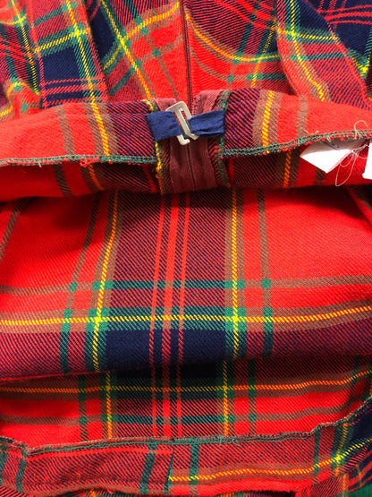 Salopette anni 70 tartan