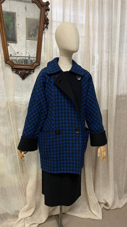 Cappotto anni 80 in lana super fine di Alpaca - Lanerie Colombo - tg.46/48