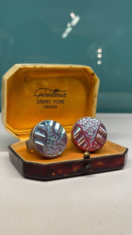 Anello con bottone anni 20/30 cecoslovacco - nr.12