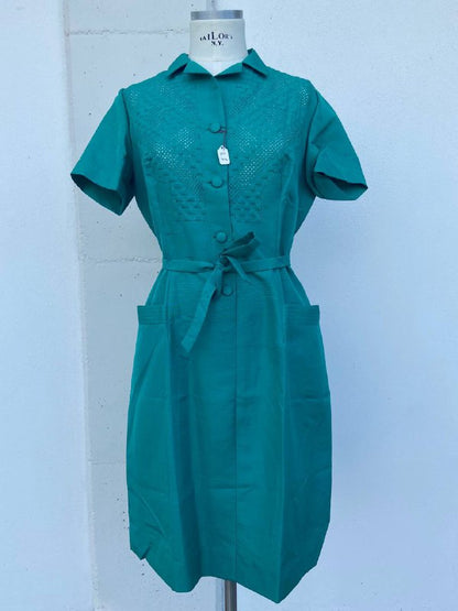 Scamiciato in shantug di seta tg.48 - deadstock 1960s