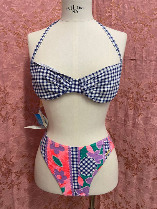 Bikini in cotone "Diana" Made in Italy - deadstock 1980s