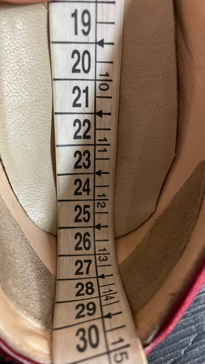 Decollete col.Burgundy fine anni 50 in raso di seta e pizzo - nr. 39,5/40