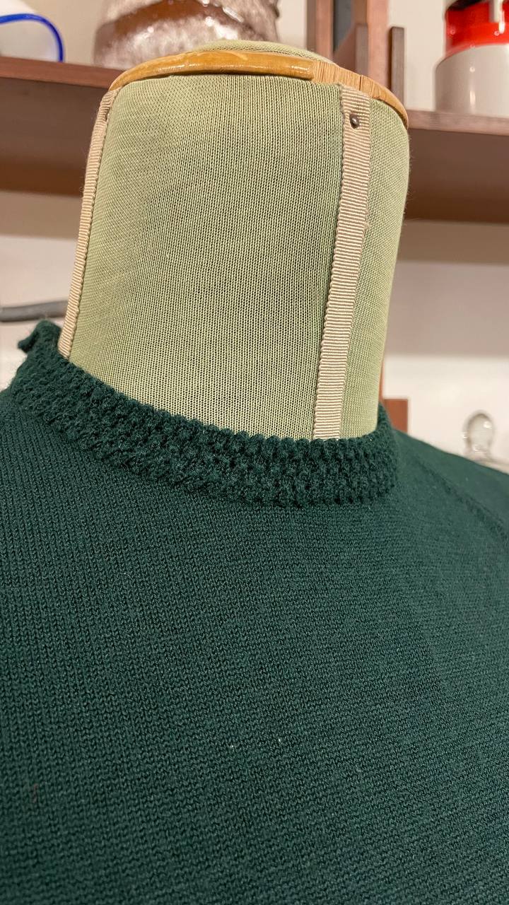 Twin Set anni 60 in lana verde scuro - tg.46