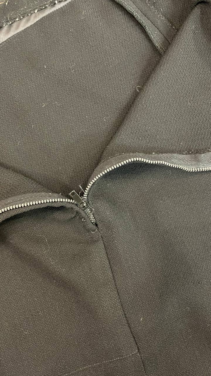 Gonna nera in gabardine tg.48/50  - modello anni 40